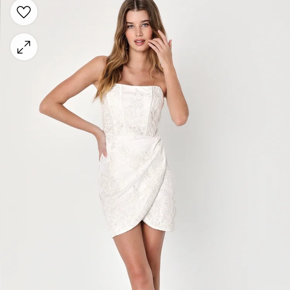 White Mini Dress Bridal